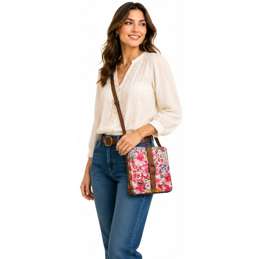 PATRICIA NASH Venezia Summer Garden Floral Crossbody Bag Style P28801